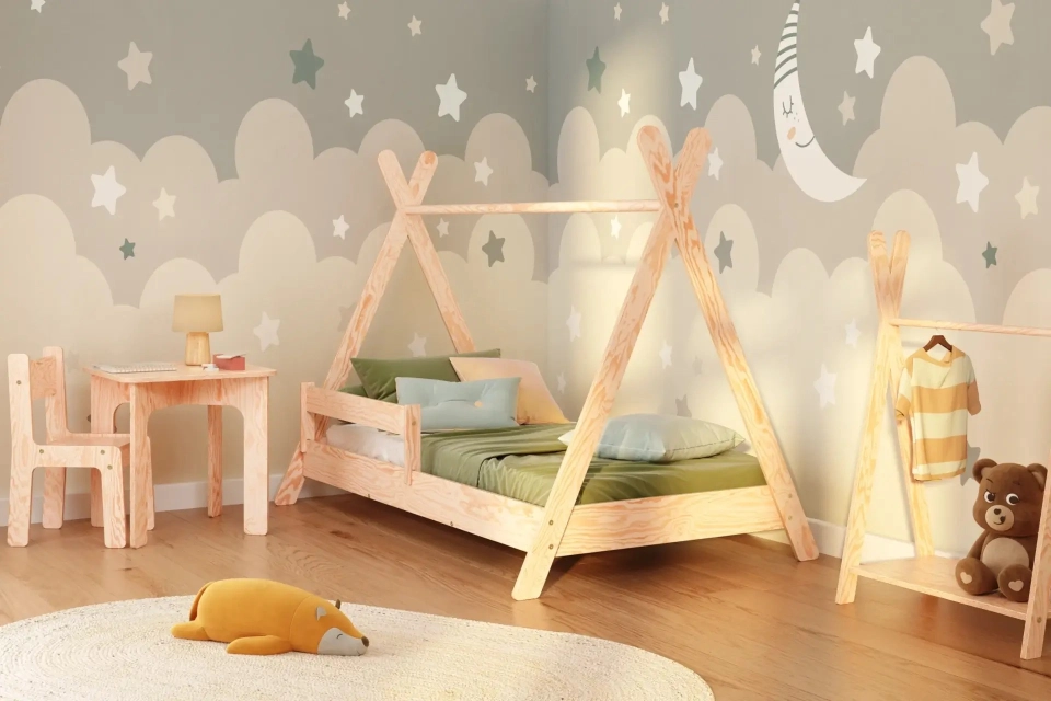 Kinderbett mit Rausfallschutz – Sicherheit in der Nacht - Smartwood